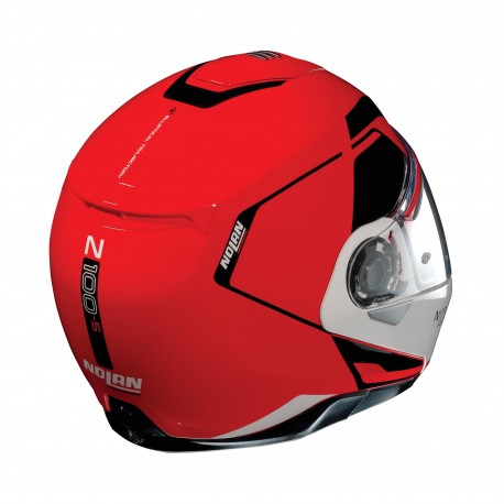 Moto helma Nolan N100-5 Consistency N-Com Corsa Red 23 - XL