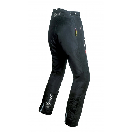 Dámské textilní moto kalhoty Spark Nora černé - 2XS