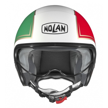 Moto helma Nolan N21 Tricolore Metal White 31