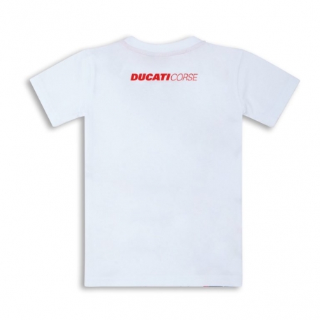 Dětské tričko Ducati Graphic Net bílé, originál