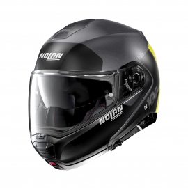 Moto helma Nolan N100-5 Plus Distinctive N-Com Flat Lava Grey 25
