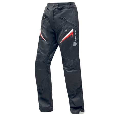 Dámské textilní moto kalhoty Cyber Gear Monica černo-červeno-bílé - 2XS