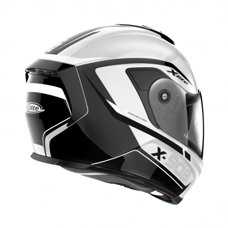 Moto helma X-Lite X-903 Cavalcade N-Com Glossy White 21