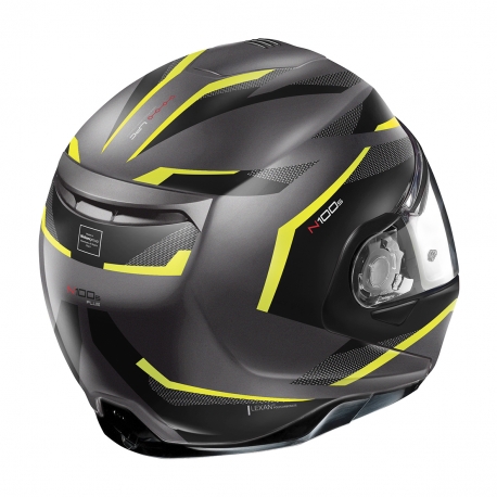 Moto helma Nolan N100-5 Plus Overland N-Com Flat Lava Grey 33