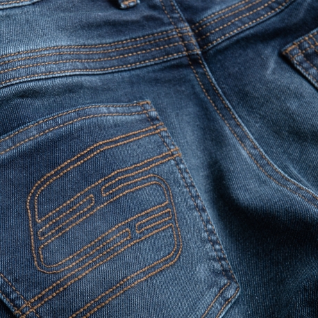 Pánské textilní moto kalhoty Spark Boddie, modré