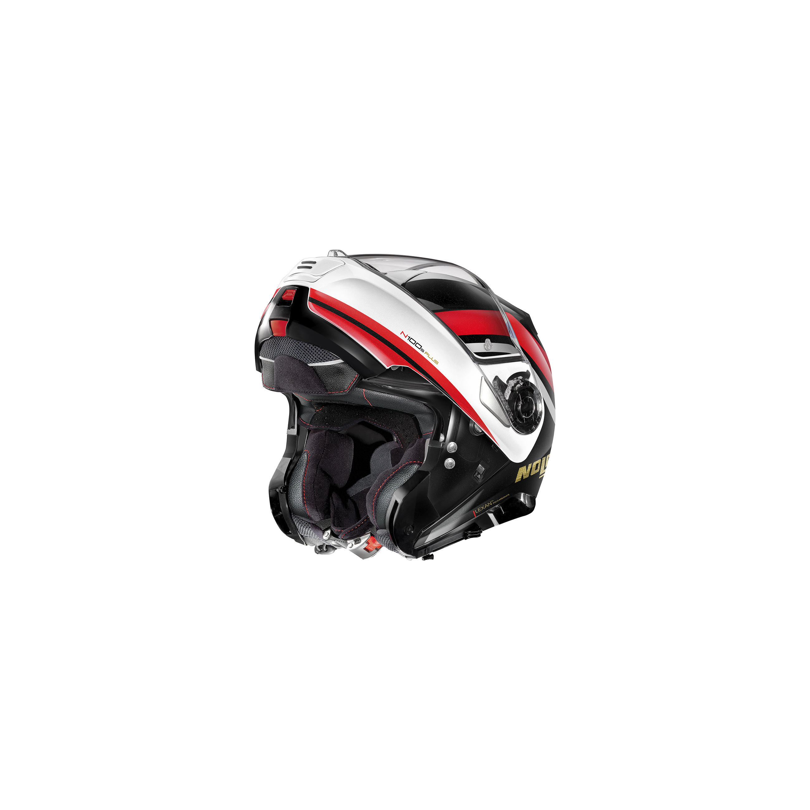 Moto helma Nolan N100-5 Plus Anniversary N-com Metal Black 40