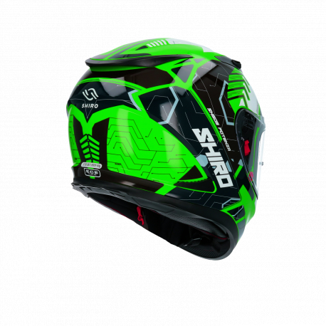 Moto helma Shiro Sh-605 Potenza Green