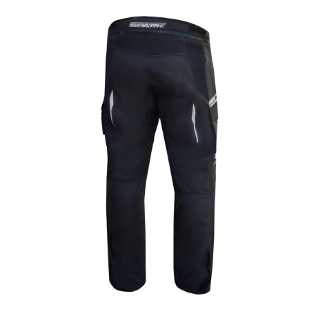 Pánské textilní moto kalhoty SPARK PACER, Black
