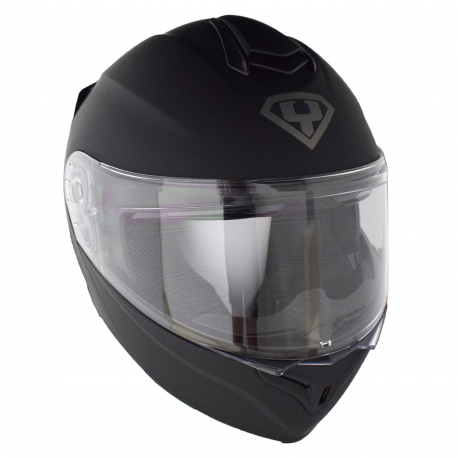 Moto helma Yohe 938 Double Visor Matná Černá