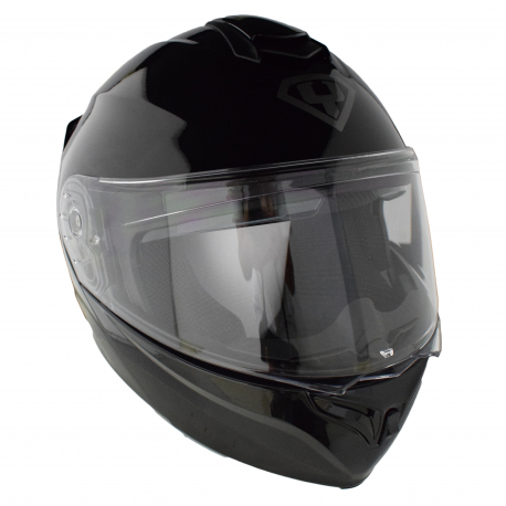 Moto helma Yohe 938 Double Visor Černá