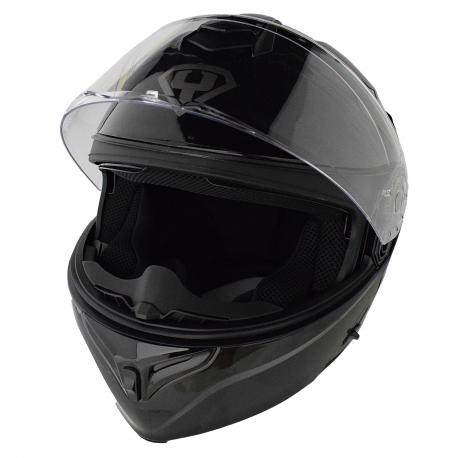 Moto helma Yohe 938 Double Visor Černá