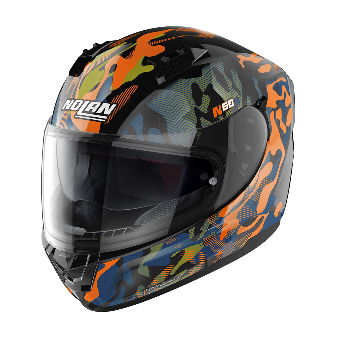 Moto helma Nolan N60-6 Metal Black Foxtrot 34