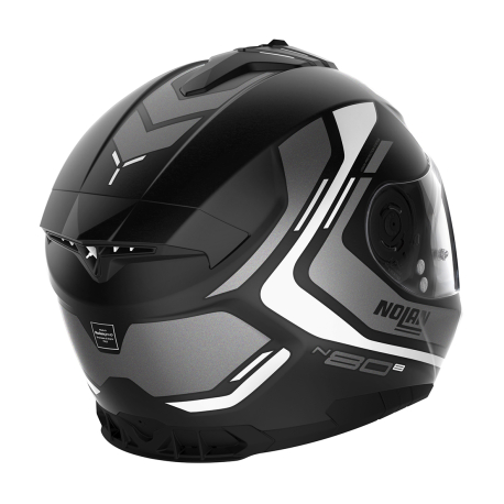 Moto helma Nolan N80-8 Ally N-com Flat Black 38