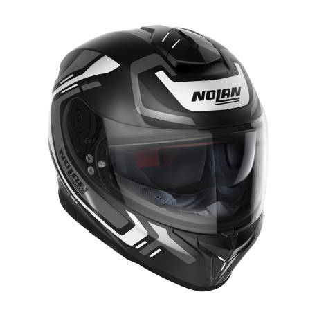 Moto helma Nolan N80-8 Ally N-com Flat Black 38