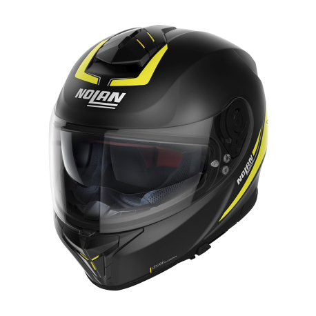 Moto helma Nolan N80-8 Staple N-com Flat Black 55