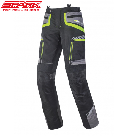 Pánské textilní moto kalhoty Spark Roadrunner Black - 6XL
