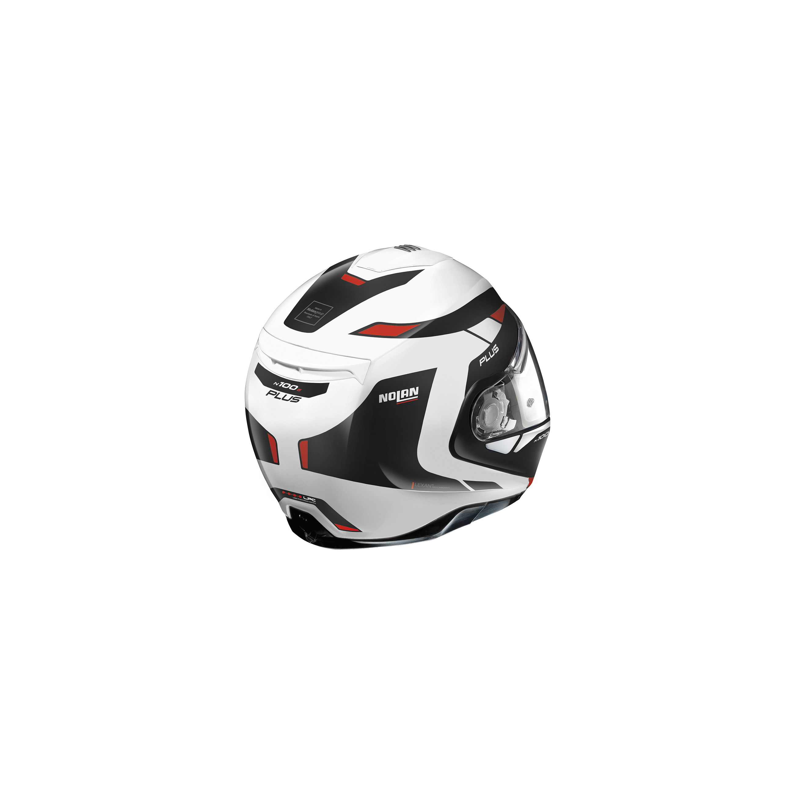 Casco Modulare N100-5 P Milestone N-com 053 Metal White Nolan