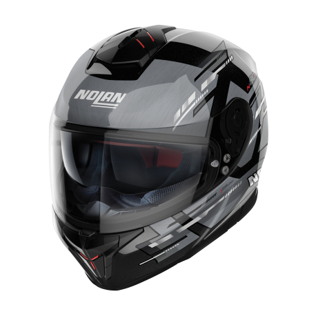 Moto helma Nolan N80-8 Meteor N-com Metal Black 67
