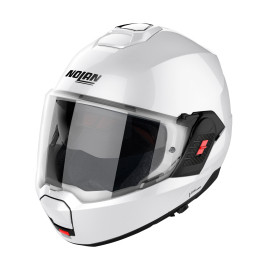 Moto helma Nolan N120-1 Special N-com Metal White 5