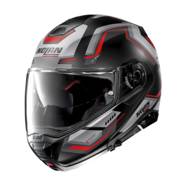 Moto helma Nolan N100-5 Upwind Flat Black N-Com 58