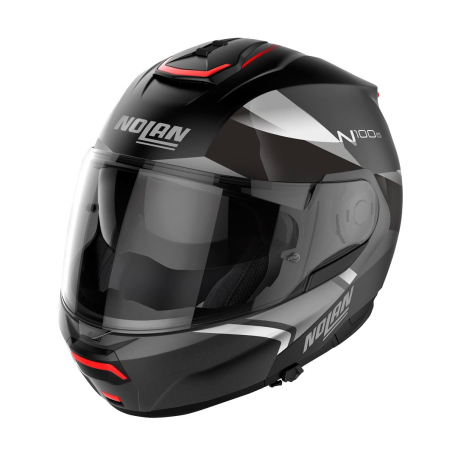 Moto helma Nolan N100-6 Paloma Flat Black N-COM 25