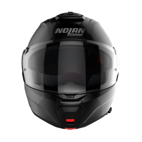 Moto helma Nolan N100-6 Classic Glossy Black N-COM 3