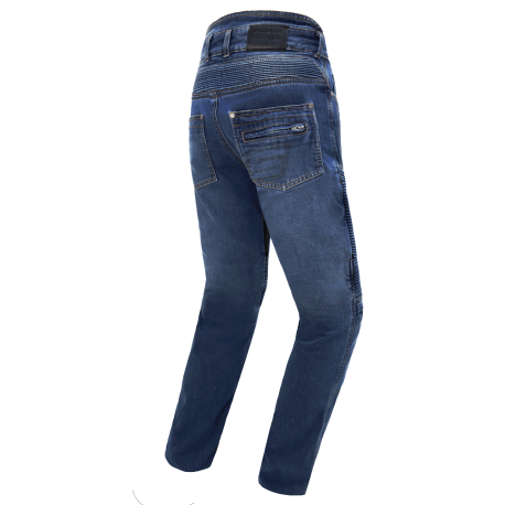 Pánské džínové moto kalhoty SPARK BEAT PRODLOUŽENÉ, modré