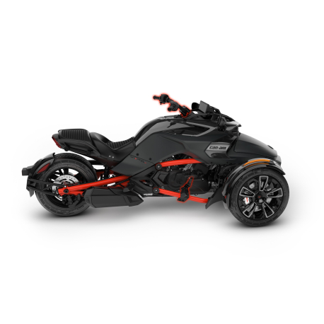 Can-Am Spyder F3-S Steel Black Mettalic model 2024