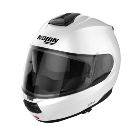 Moto helma Nolan N100-6 Special Pure White N-COM 15