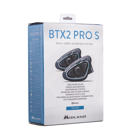 Interkom Midland BTX2 PRO S-LR TWIN