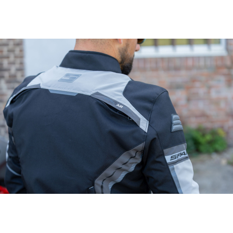 Pánská textilní moto bunda SPARK MAVERICK, grey