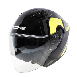 Moto helma Yohe 885 fluo/černá