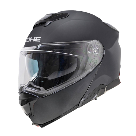 Moto helma Yohe 937 Double Visor Matná Černá