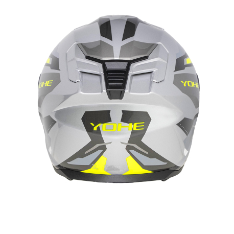 Moto helma Yohe 912 Grey/Fluo