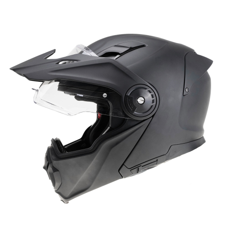 Moto helma Yohe FG102 Enduro Double Visor Matná Černá